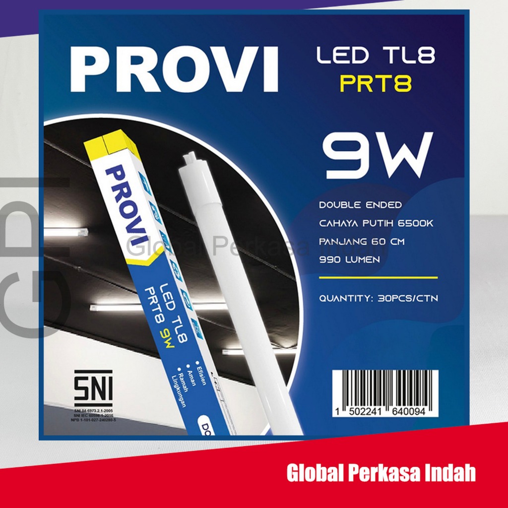 Lampu TL Led T8 9 watt 60cm Lampu Neon Led Tube 60cm 9watt
