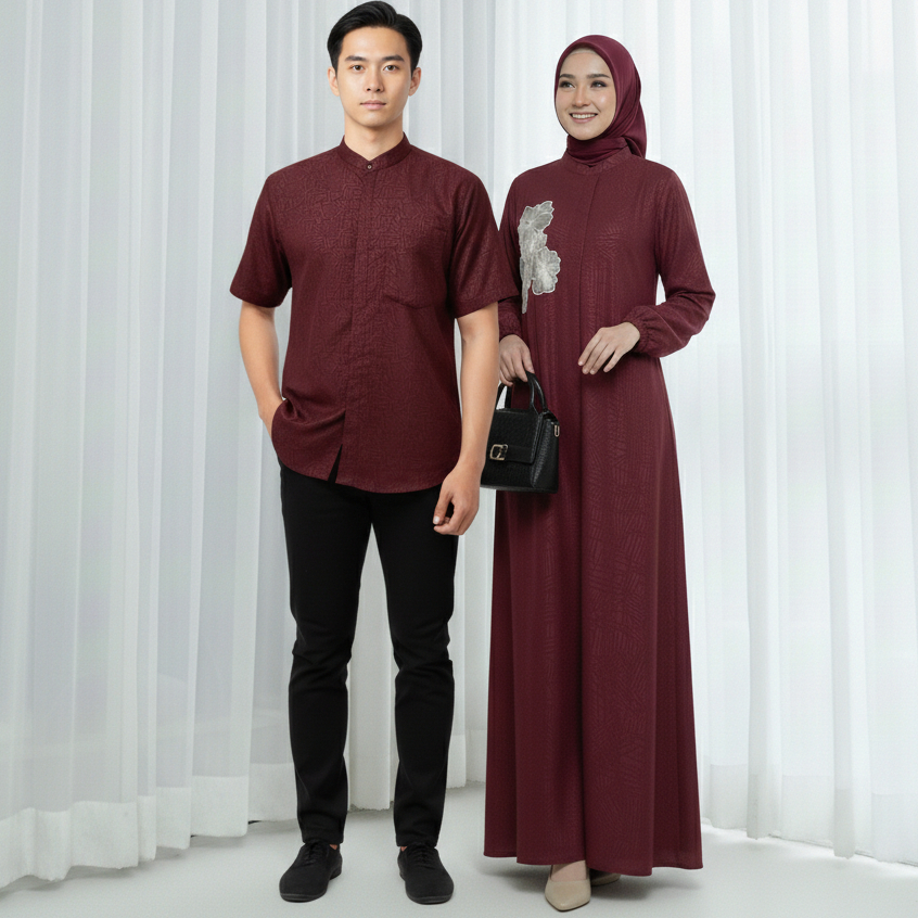 baju couple pasangan gamis pesta mewah elegan baju couple keluarga baju couple pasangan lebaran