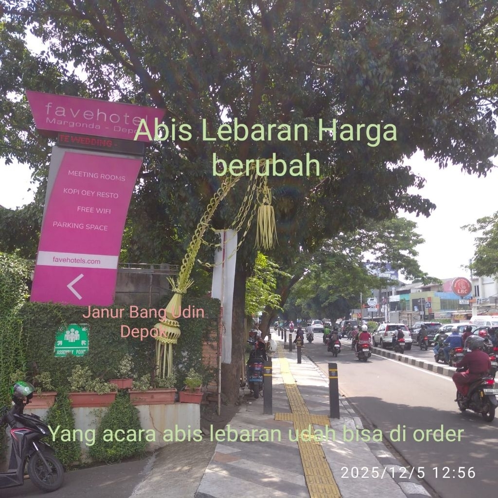 Janur Depok, janur super,,  janur pernikahan penjor pernikahan. janur khitanan