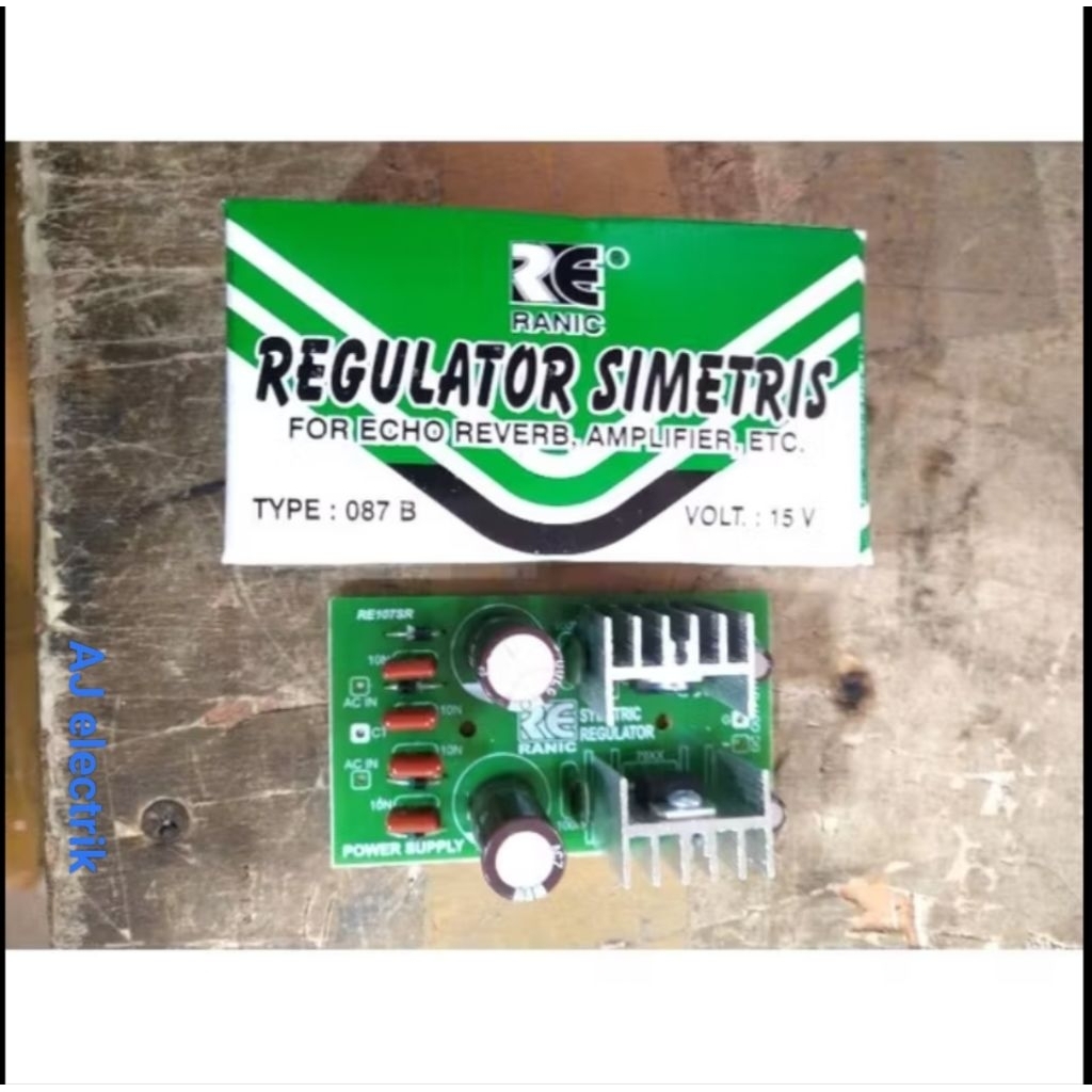 KIT PSU Regulator Simetris 15V CT 1A