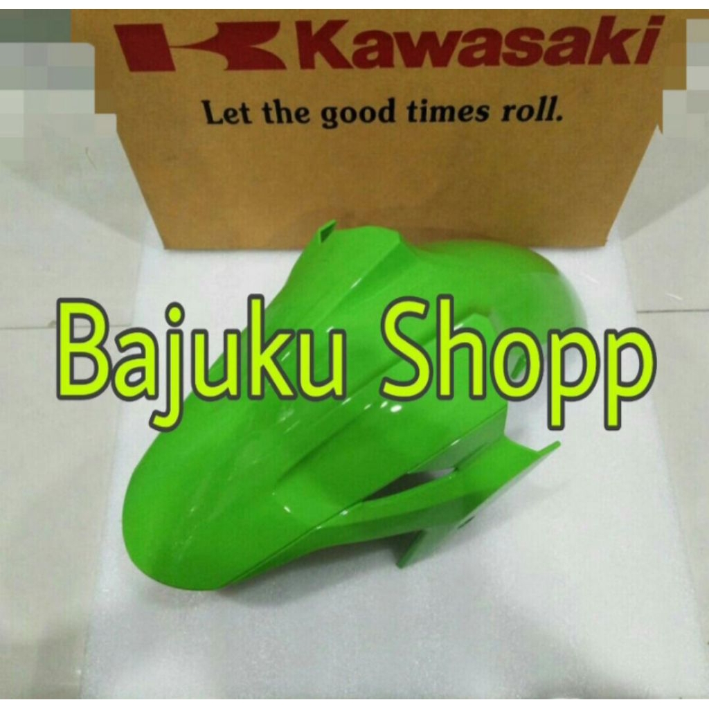 SPAKBOR DEPAN NINJA 250FI NEW 2018 HIJAU
