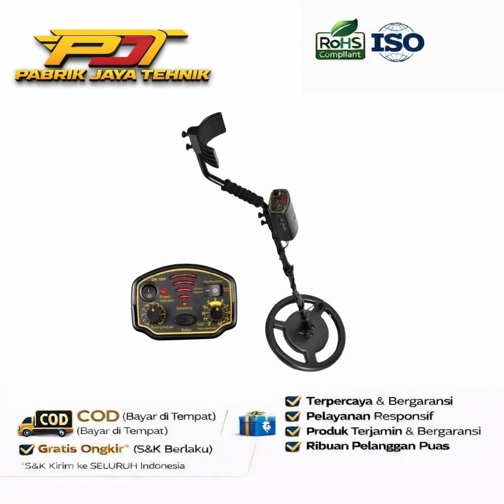 Metal Detector UnderGround emas gold hunter 1.5m smartsensor AR944M
