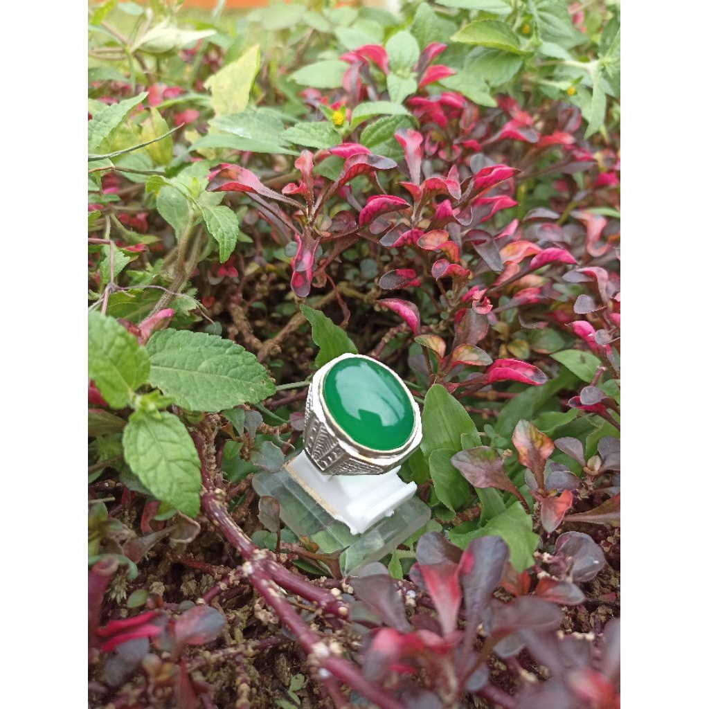 Batu Akik Hijau Garut Original