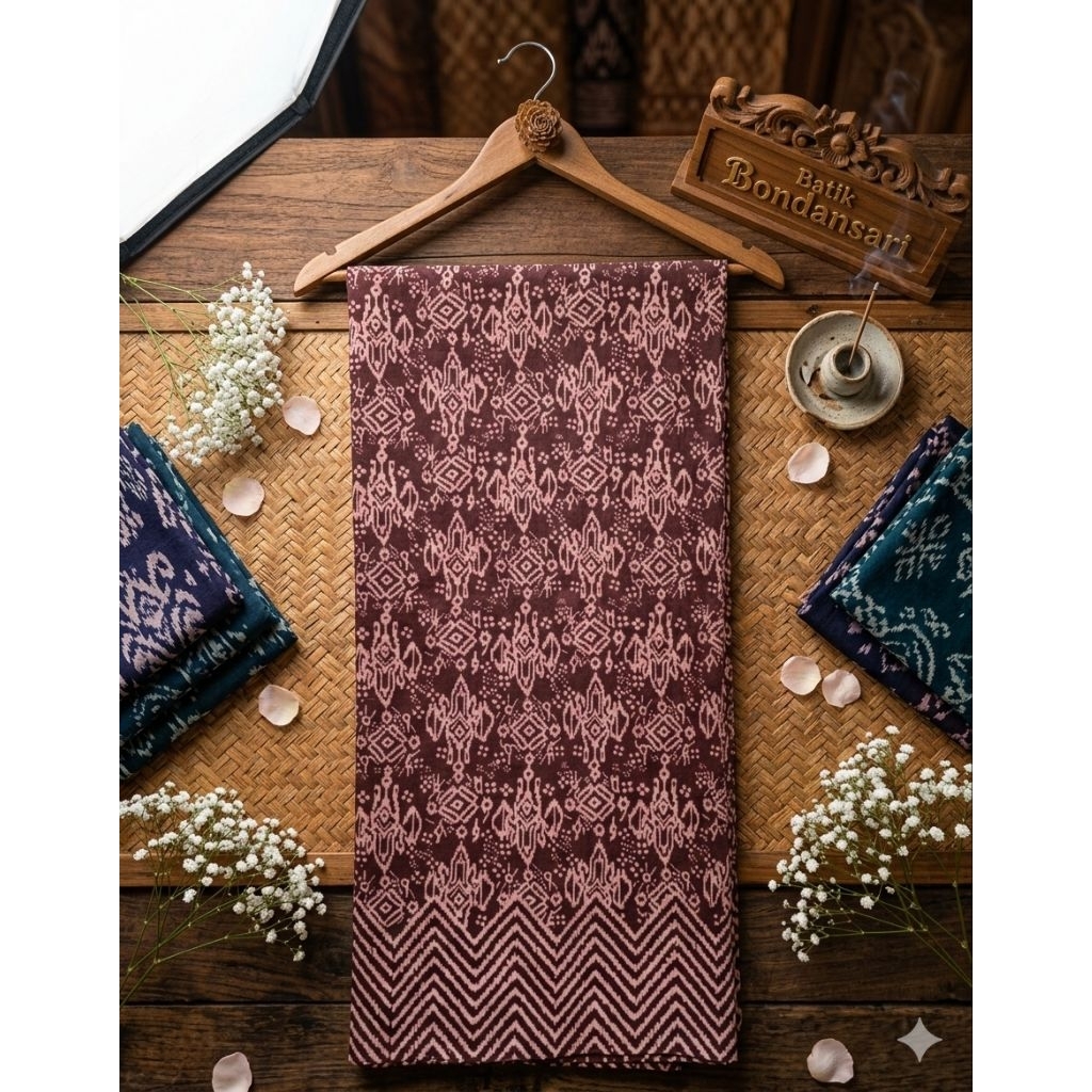 KAIN BATIK CAP ASLI PEKALONGAN MOTIF SONGKET,KAIN BATIK MURAH, KAIN BATIK SERAGAM