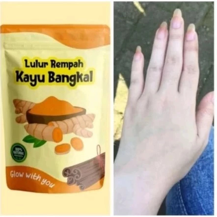 LULUR REMPAH KAYU BANGKAL 10 GRAM MEMUTIHKAN LULUR PEMUTIH BADAN LULUR BANGKAL COD