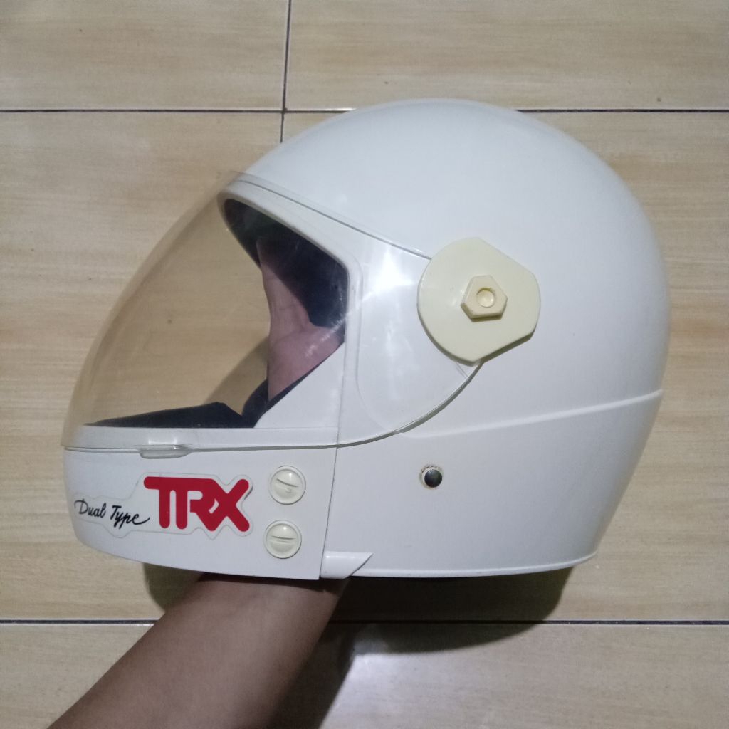 helm klasik jadul trx dual type trx astronot original vintage