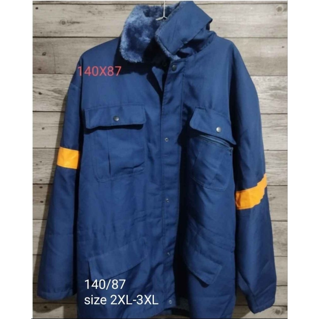 jaket second parka parasut tebal pria