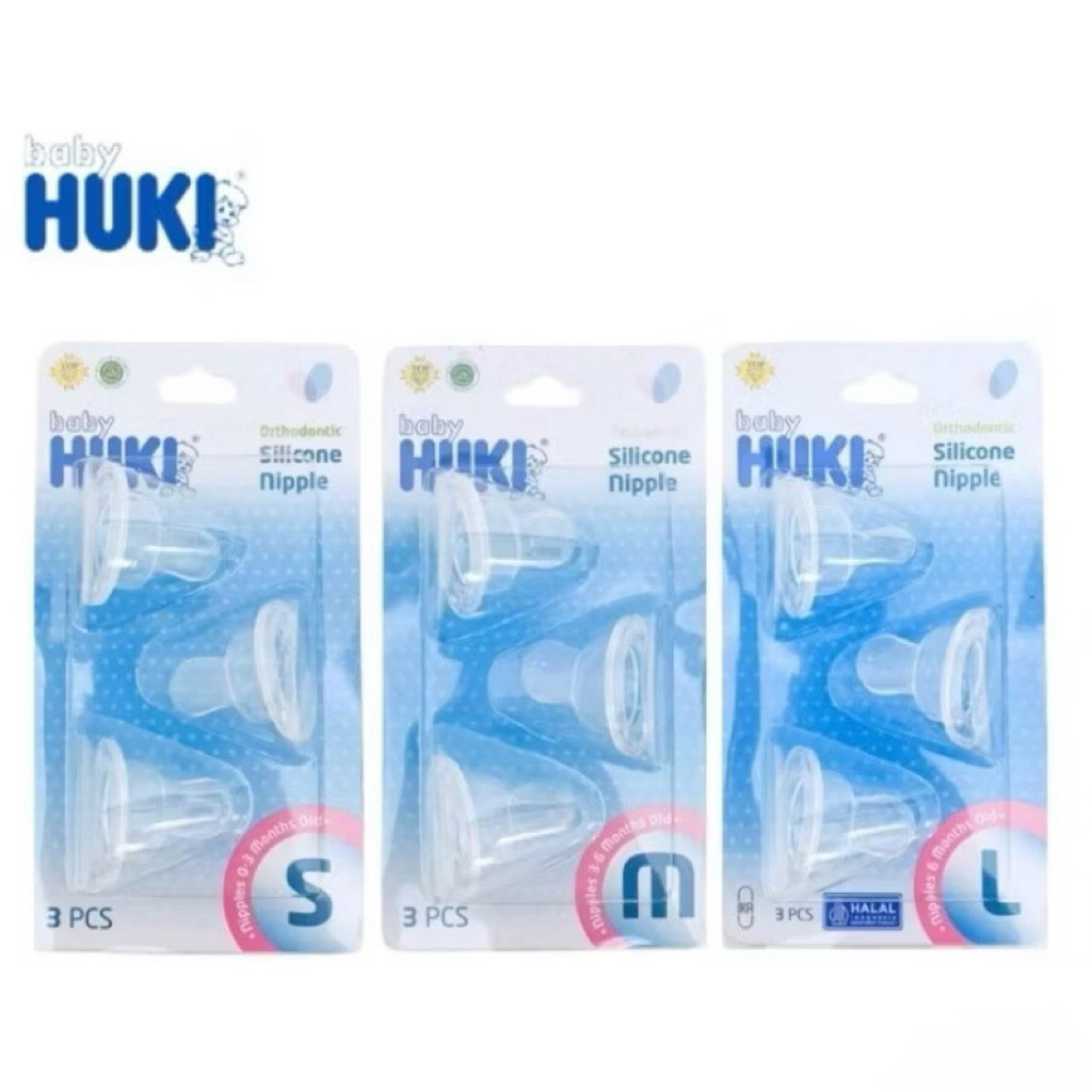 HUKI ORTHODONTIC SILICONE NIPPLE | NIPPLE DOT | ISI 3