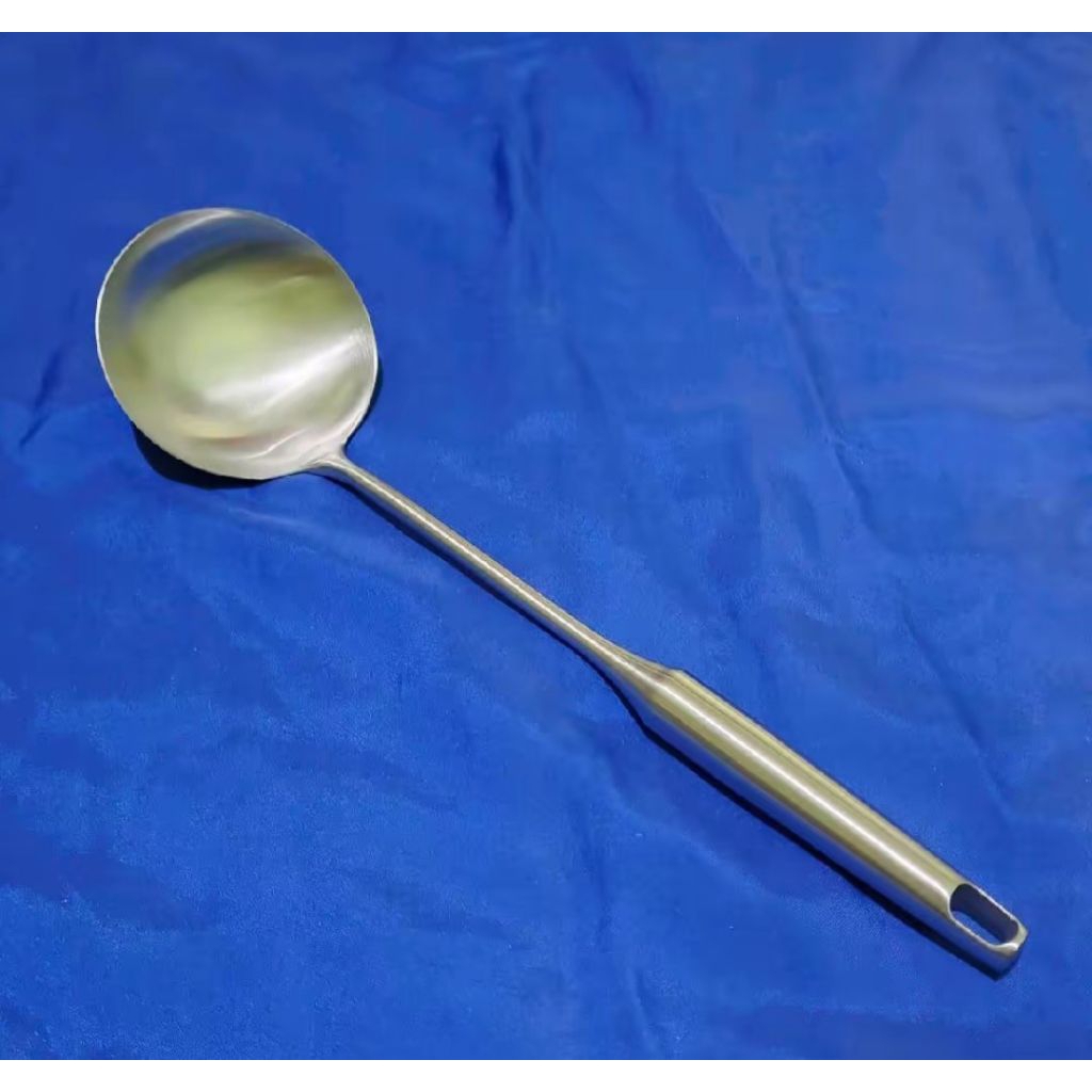 IRUS SOP STAINLESS STEEL TEBAL (panjang 36.8cm lebar 10cm) TERMURAH / IRUS SOUP TEBAL STAINLESS TEBA