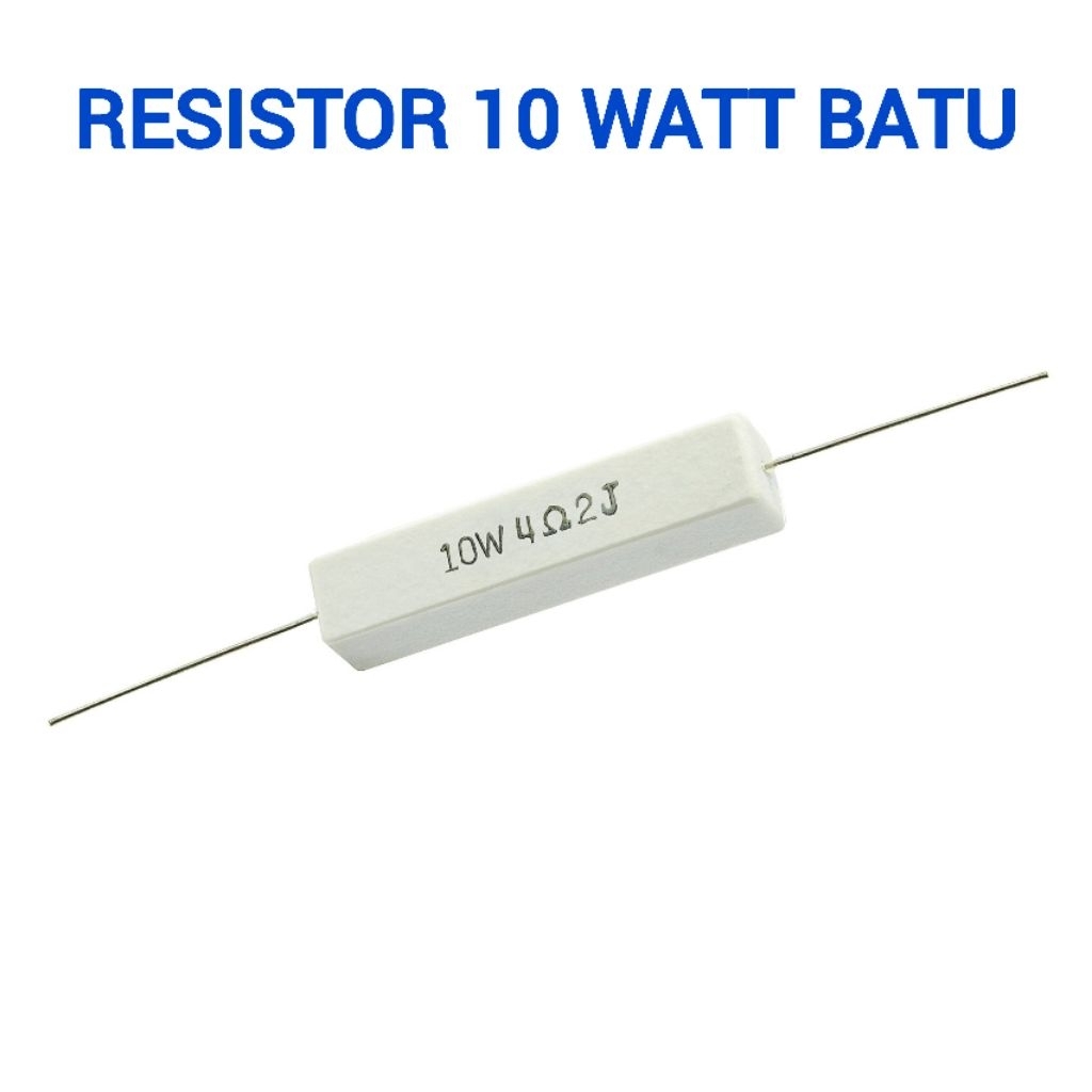 1 Biji Resistor Batu Kapur 10 Watt