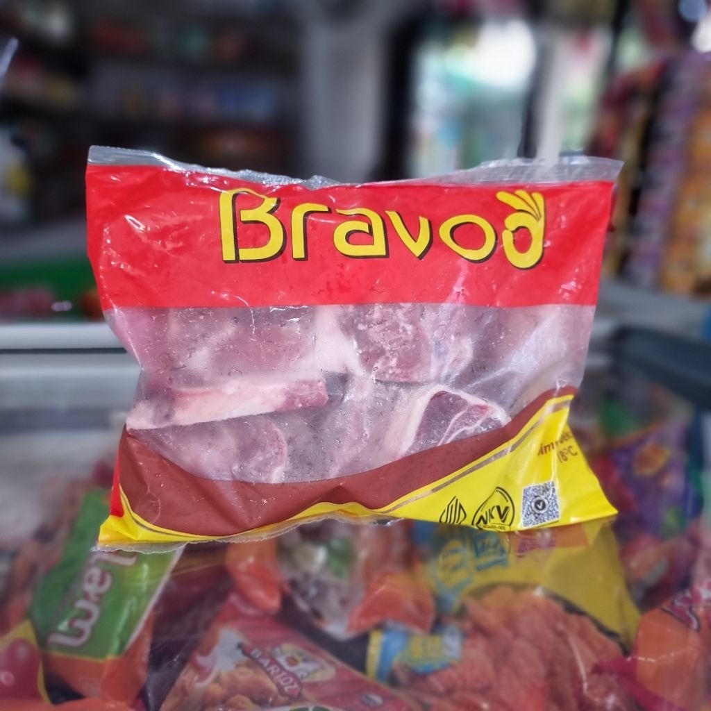 Bravoo Bravo Daging Sapi Rendang Beku 1kg