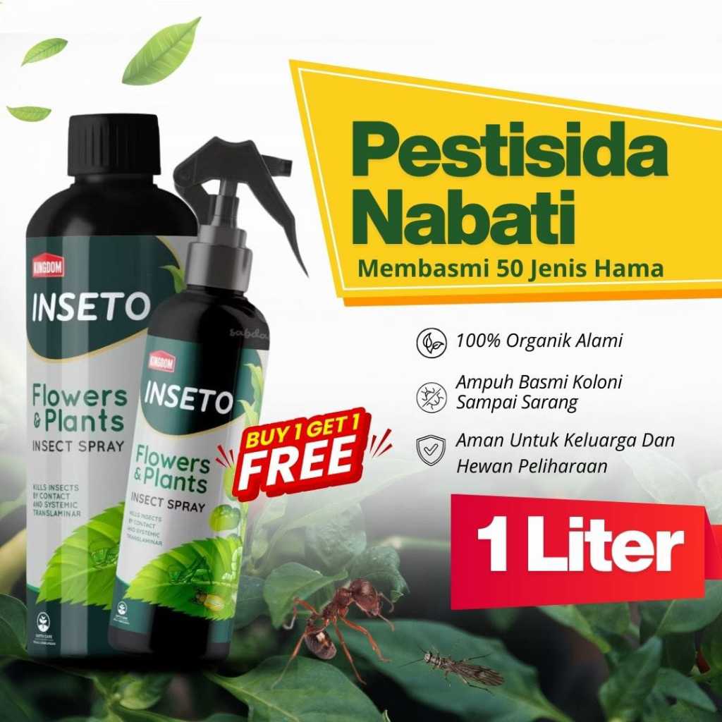 Pestisida Organik 1Liter Beli1 Gratis1 Neem Oil Pestisida Organik Untuk Semua Hama Tanaman
