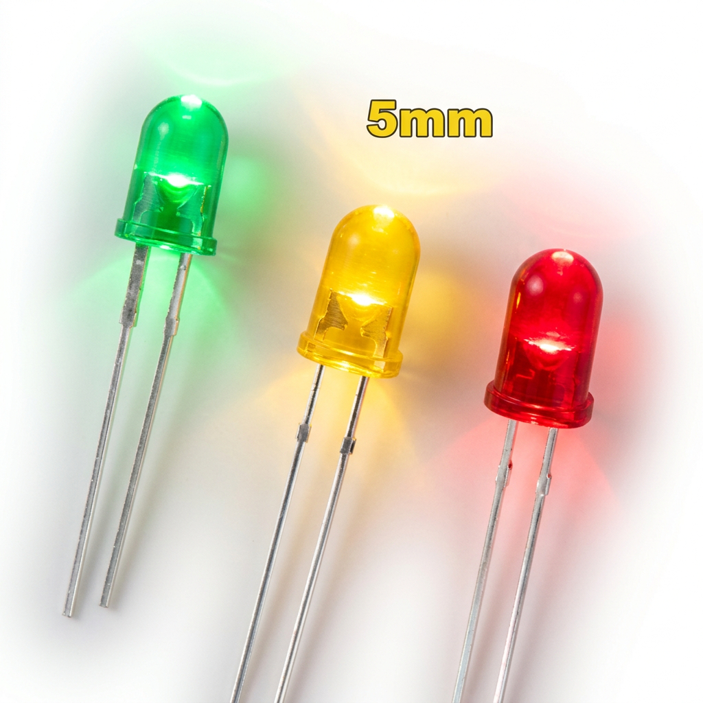 PAKET LAMPU LED 100 PCS 5MM 4 WARNA