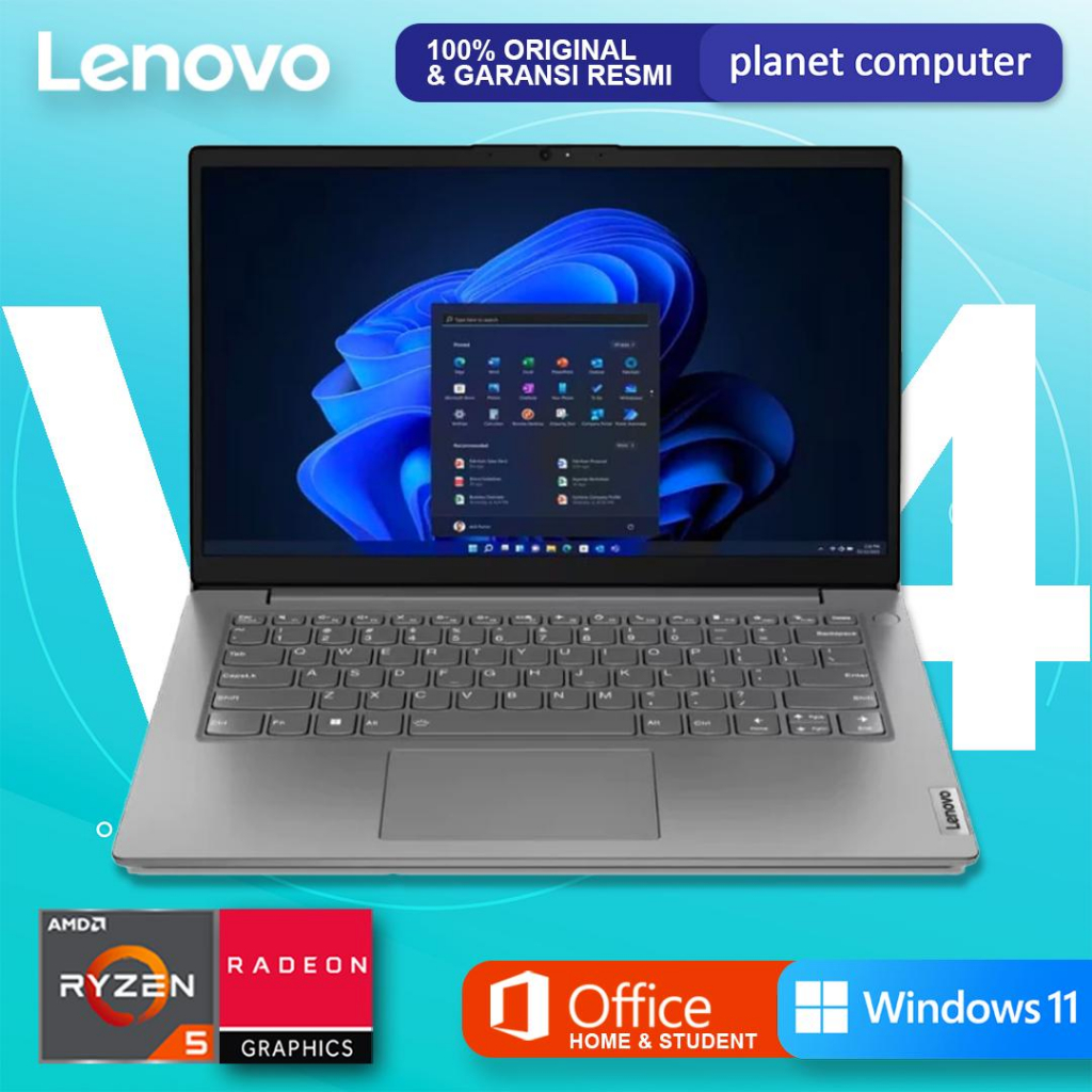 Lenovo V14 G4 AMN Ryzen 5 7520U Ram 16Gb SSD 512Gb 14" FHD WIN+OHS