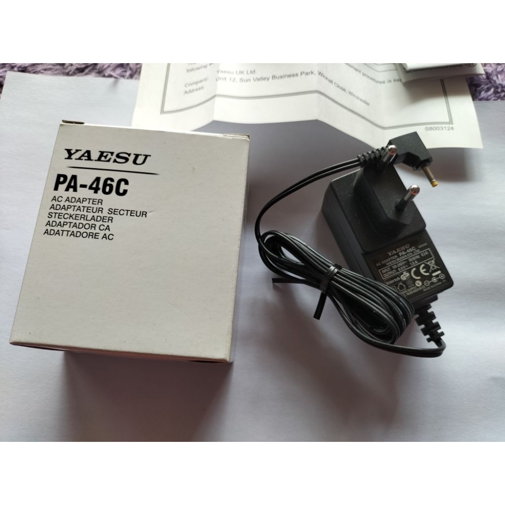YAESU PA46C ORIGINAL CHARGER HT YAESU VX1 VX2 VX3
