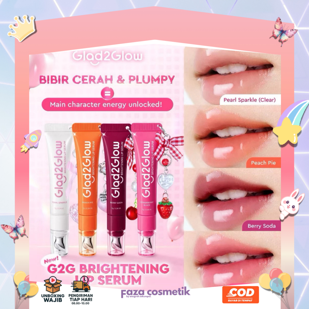 Faza- Glad2Glow G2g Brightening Lip Serum - Brightening Lip Serum