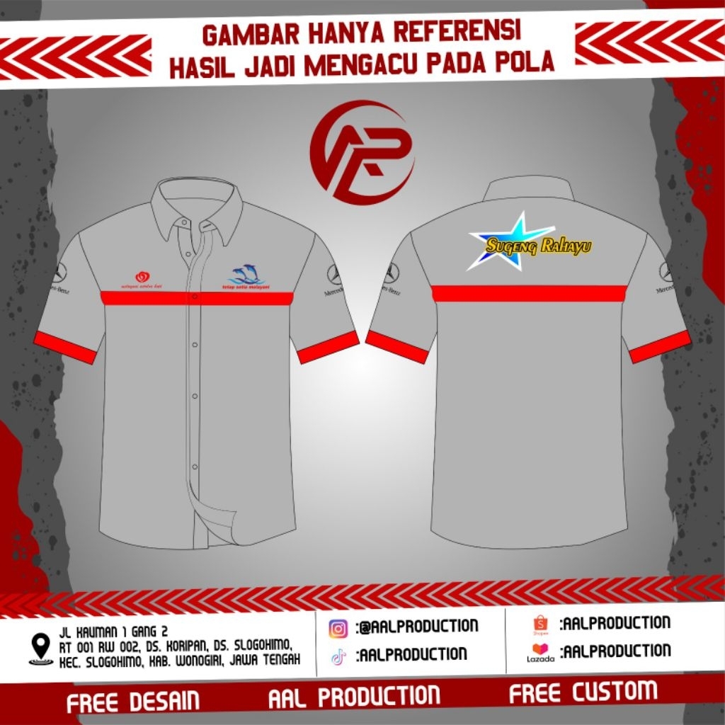 KEMEJA BORDIR SUGENG RAHAYU