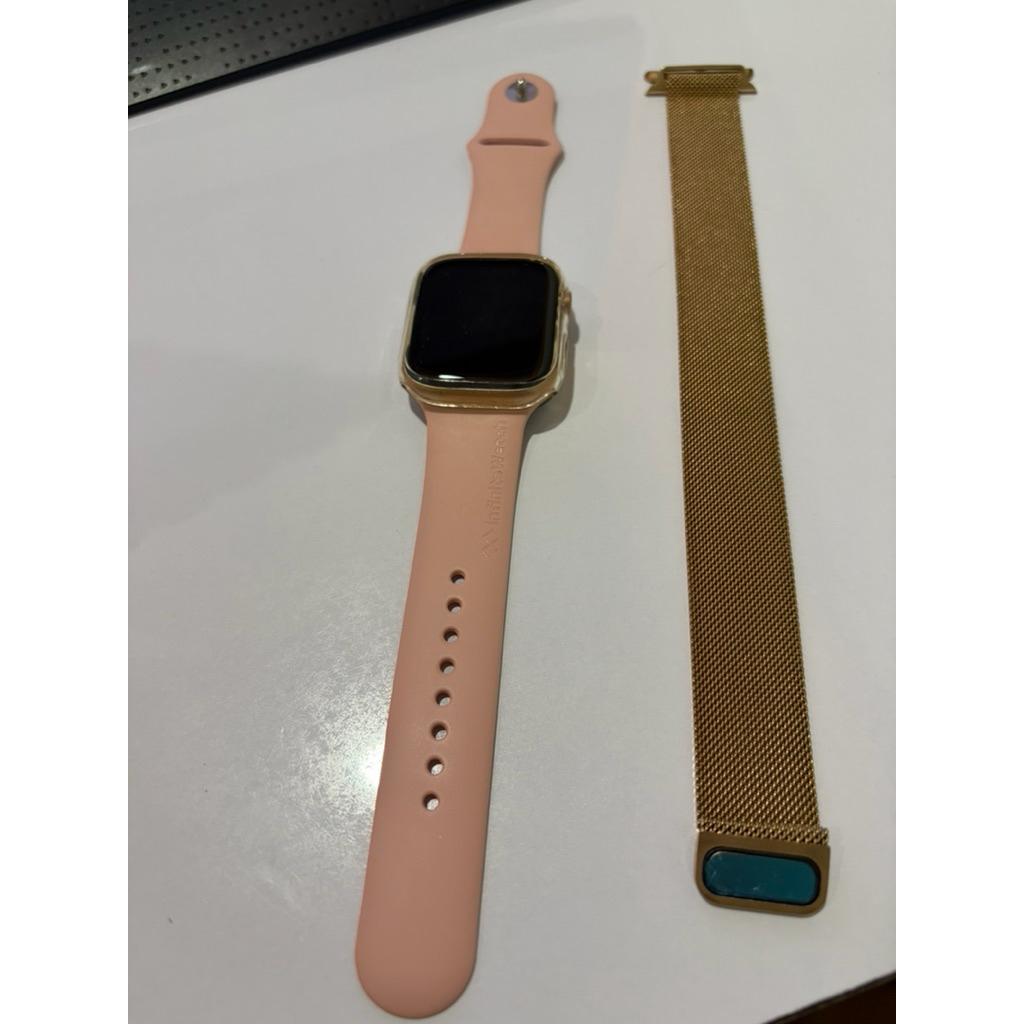 .Infinity Watch 9 Pro Fullset Original Normal Bonus Strap Rose Gold