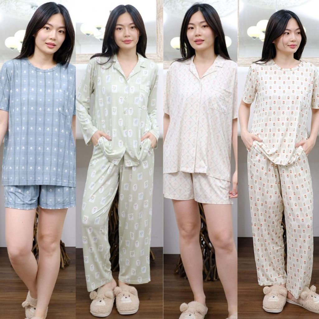 Cielyn | TENCEL Micromodal | Bliss Collection | Setelan Piyama Wanita