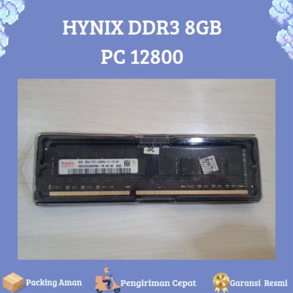 MEMORY DDR3 8GB HYNIX PC12800 LONGDIM