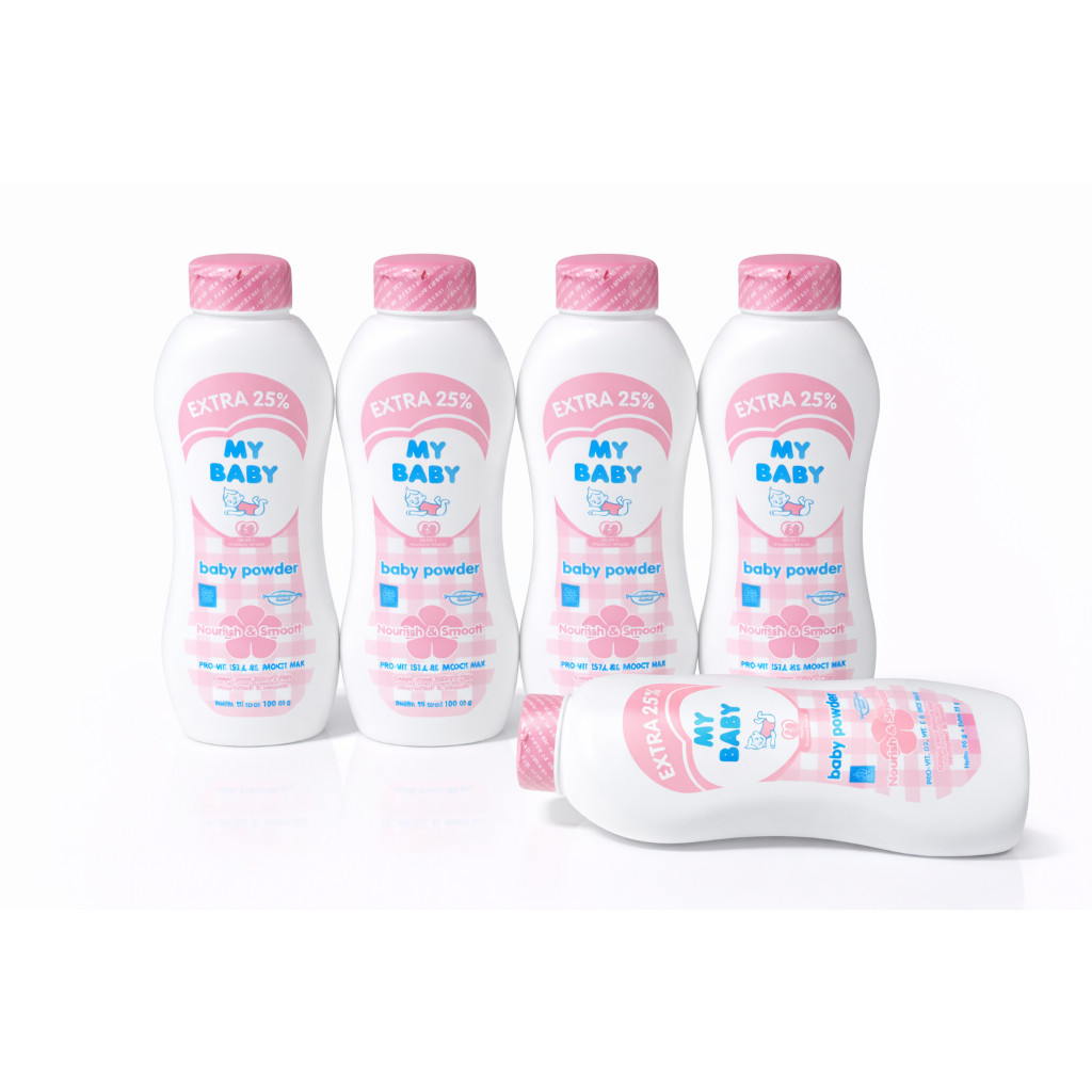Bedak Bayi My Baby 50gr - Nourish& Smooth, Lembut di Kulit