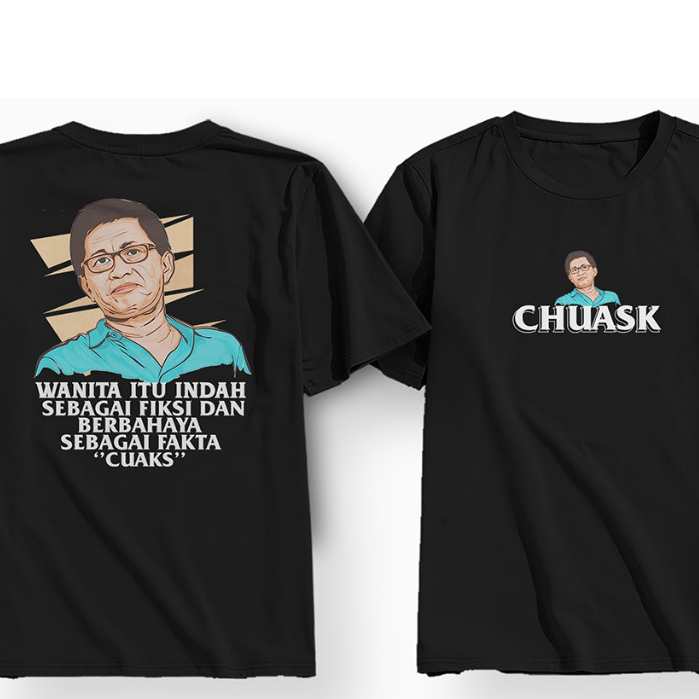 Kaos Chuaks Rocky Gerung Unisex | Baju Pria Wanita | Kaos Rocky Gerung Mania
