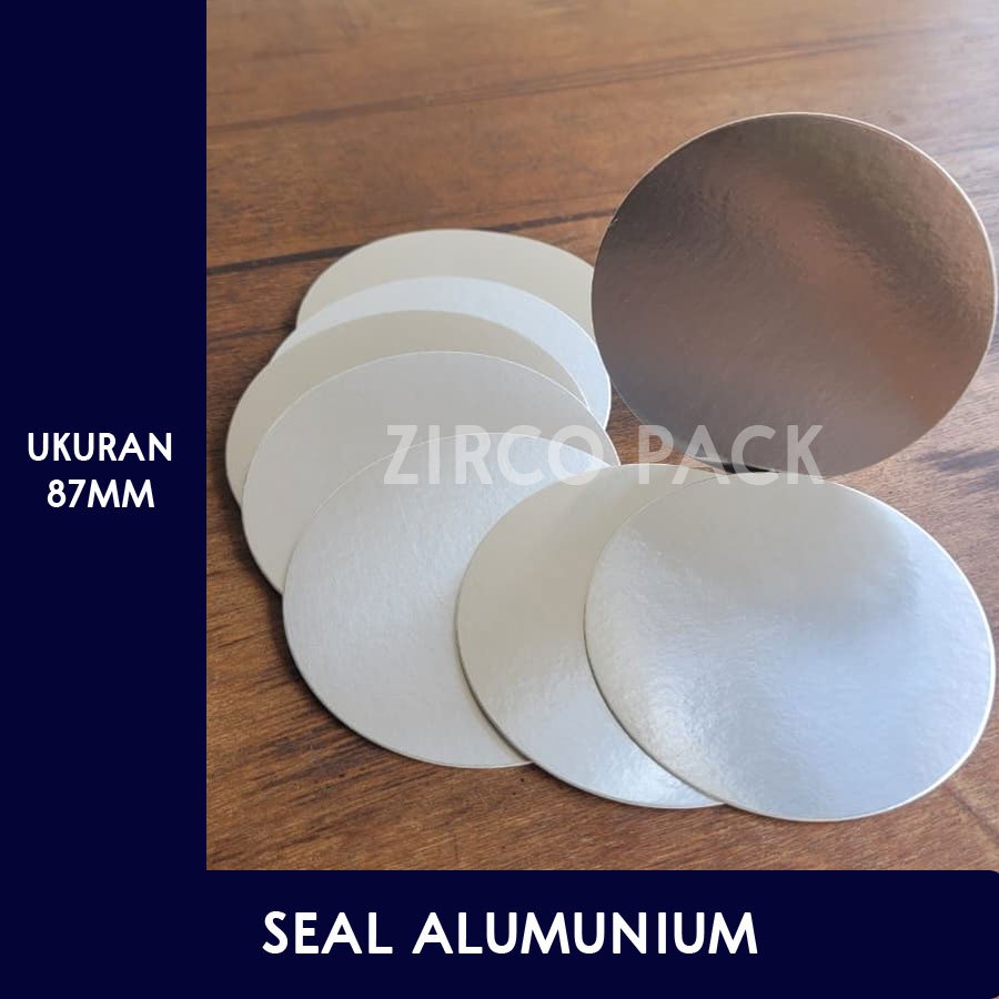 Seal Alumunium 87mm Untuk Toples Tabung