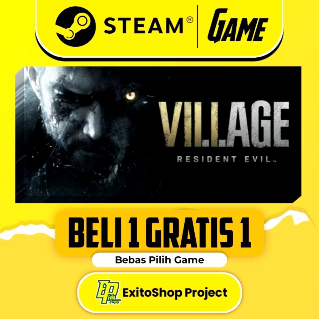 RESIDENT EVIL VILLAGE GAME ORIGINAL STEAM PC/LAPTOP
