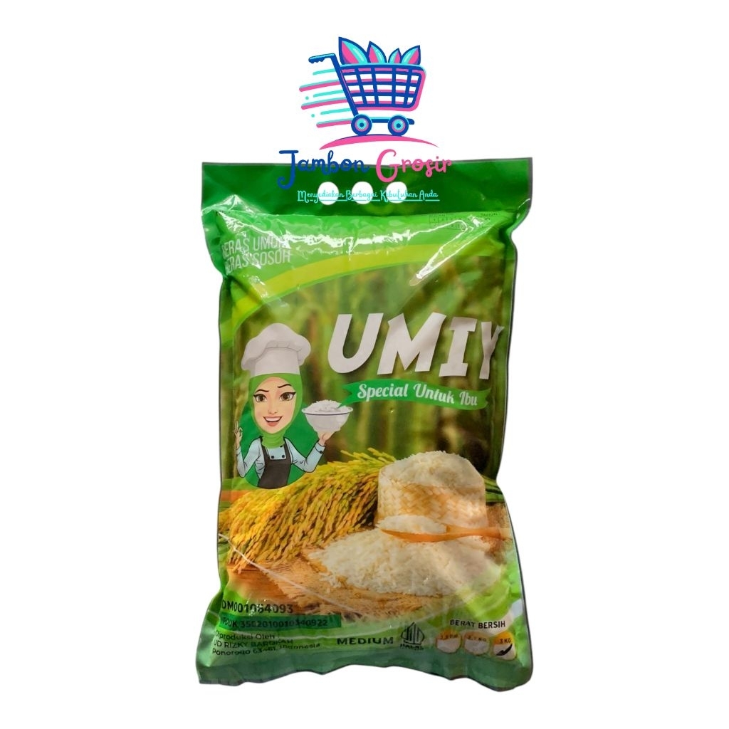 {3kg} Umiy Beras Medium 3Kg
