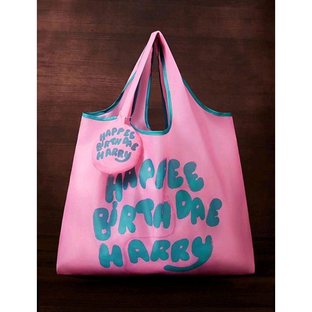 HARRY POTTER X SHEIN 1pc Cake Pattern Printed Polyester Foldable Shopping Bag, Tote Bag With Detacha