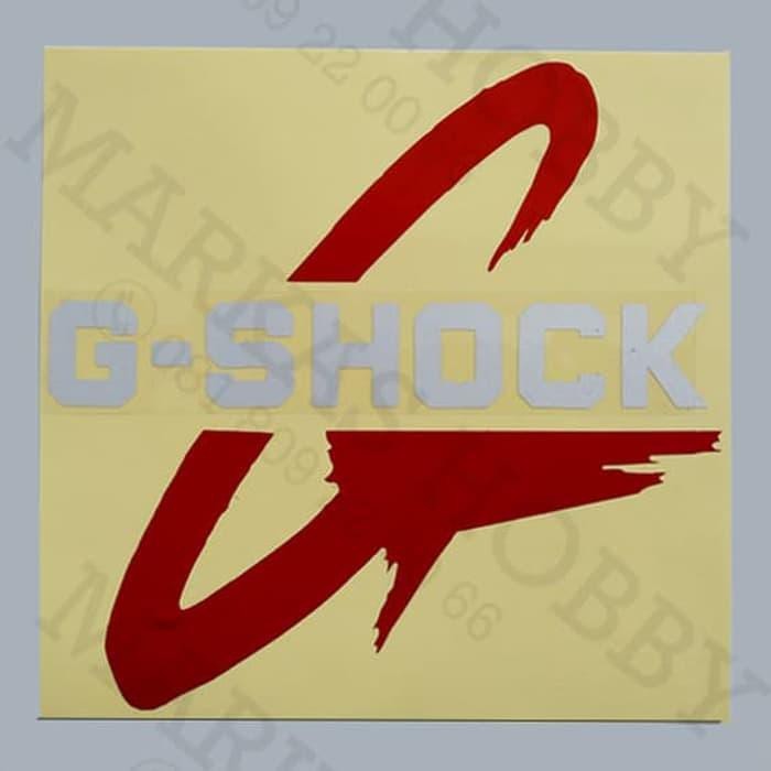 Stiker G-SHOCK Protection SILVER