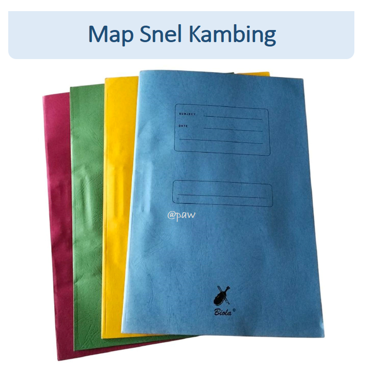 Map Kertas Biola Snel 5001/ Map Kertas Kambing Snell/ Map Kambing Lubang