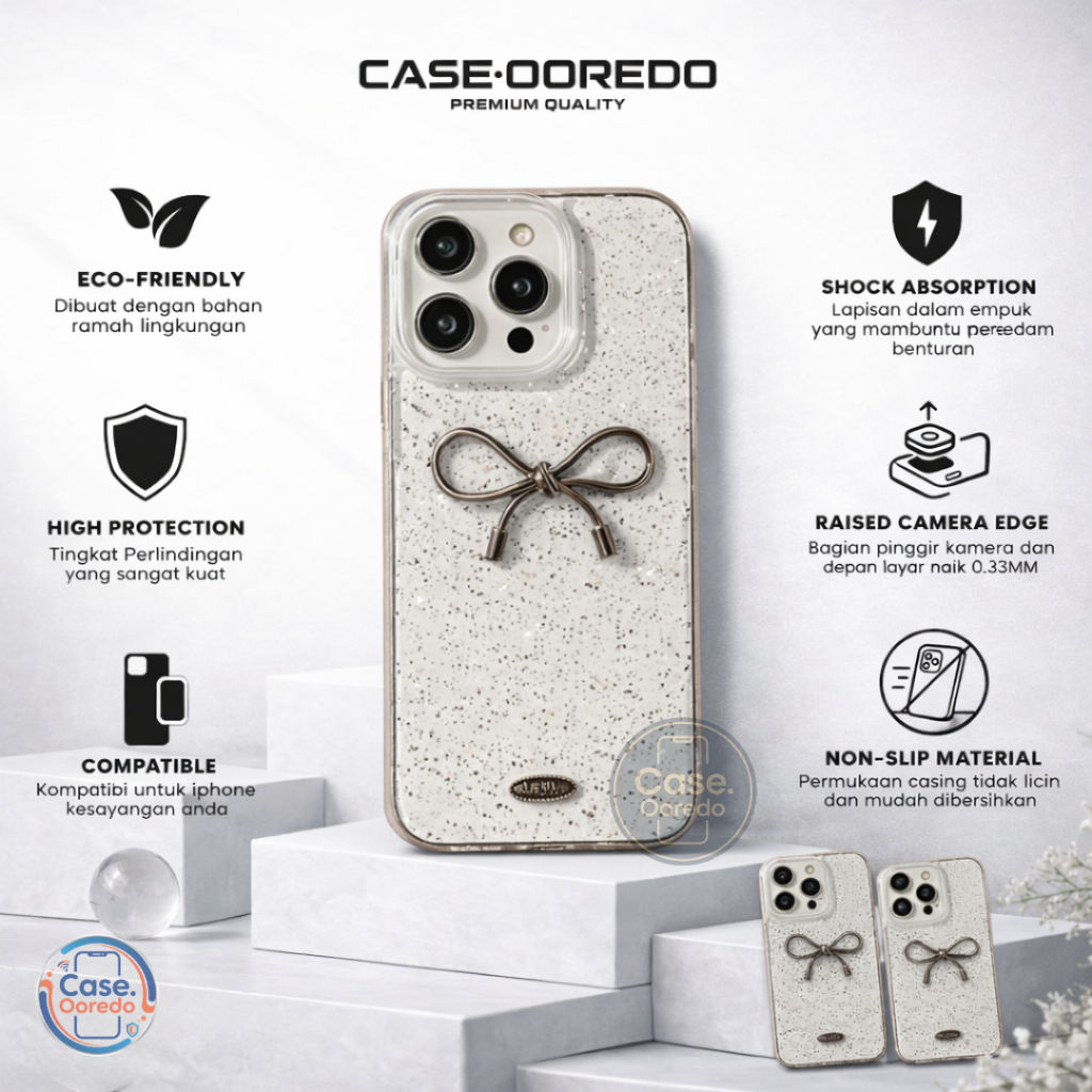 Case iPhone Clear Glitter Ribbon Compatible iPhone X XS XR 11 12 13 14 15 16 16E 17 17 Air Pro Max