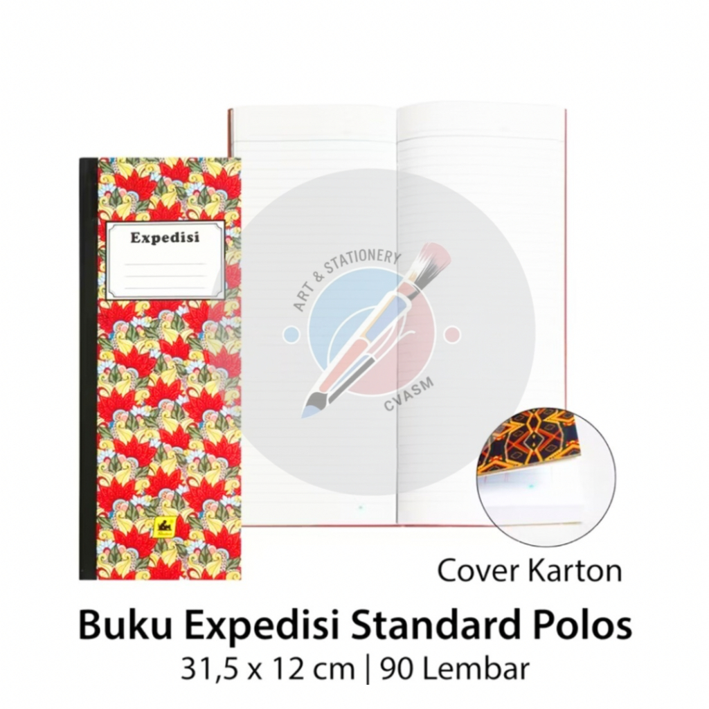 [1 PC] Buku Expedisi Karton Panjang Isi 90 Polos Tanpa Garis Hard Cover Tebal Standard