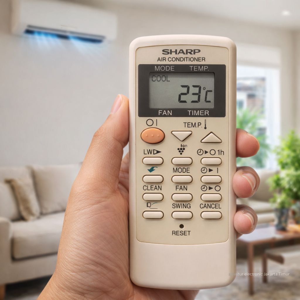 REMOTE REMOT AC SHARP CRMC-A790JBEZ ORIGINAL ASLI
