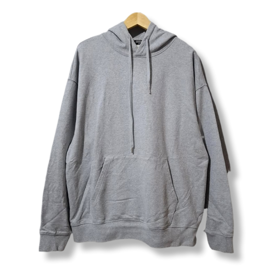 (BIG SIZE) MUSINSA STANDARD GRAY HOODIE POLOS | OUTERWEAR | GS