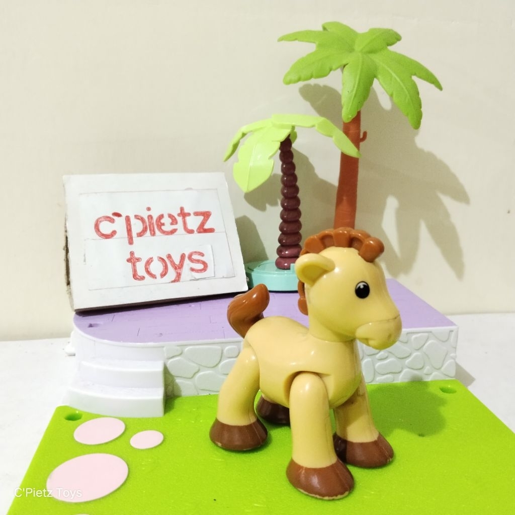 Mainan ala TOLO Kuda Coklat / Brown Horse Click Clack (Second/Preloved)