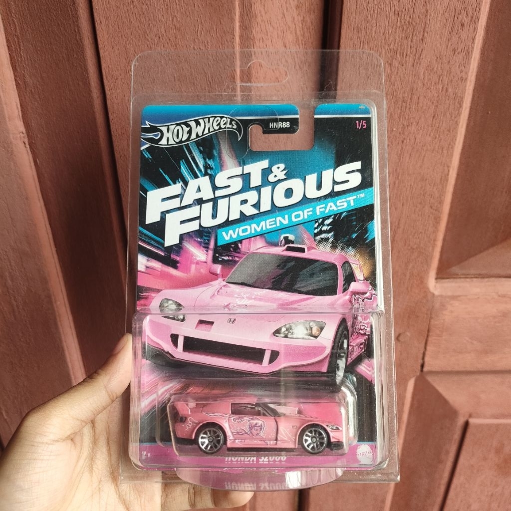 Hotwheels Fast and Furious Honda S2000 (suki pink)
