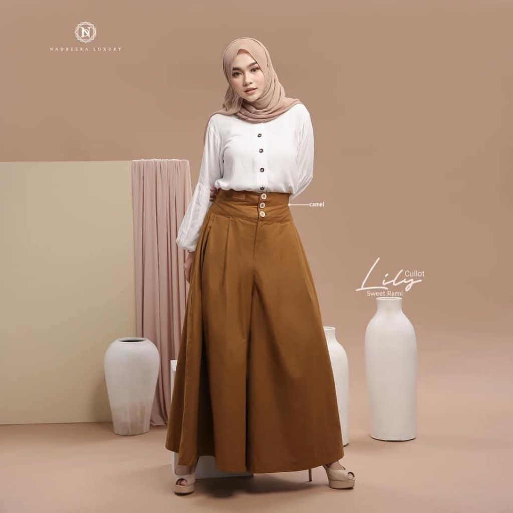 Nadheera Luxury Lily Kulot - Celana Wanita Kulot Panjang