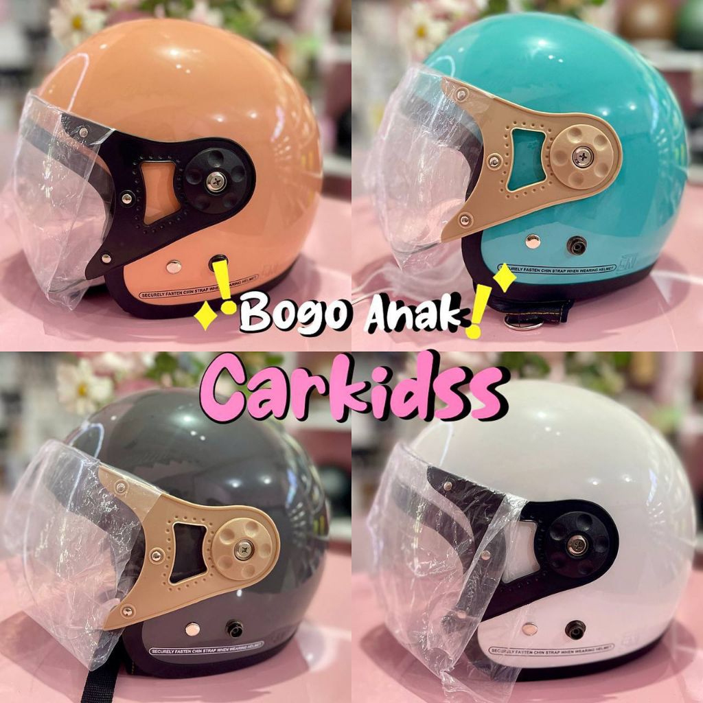 HELM ANAK ORI CARKIDSS MODEL BOGO SNI