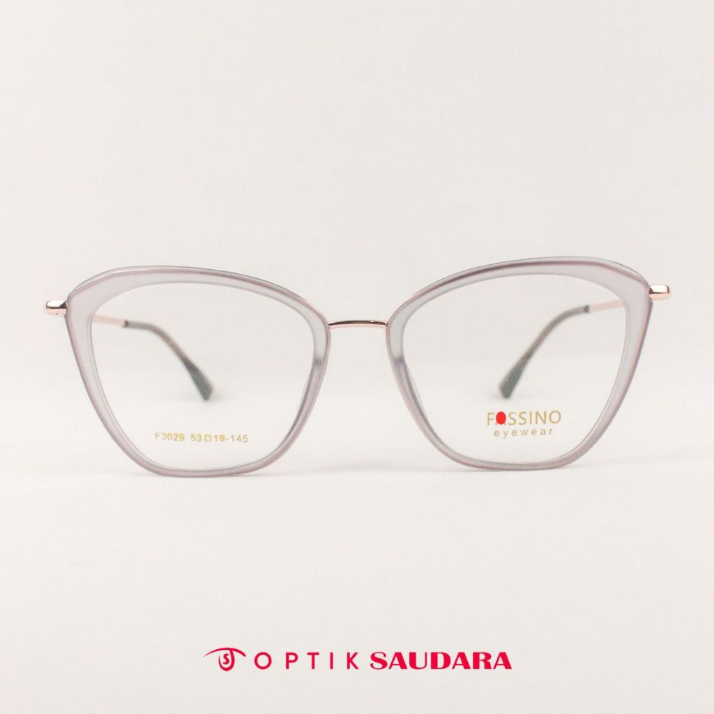 Optik Saudara - Frame Fassino - Kacamata Wanita Model Cat Eye Super Stylish F FAS3029 C11 53
