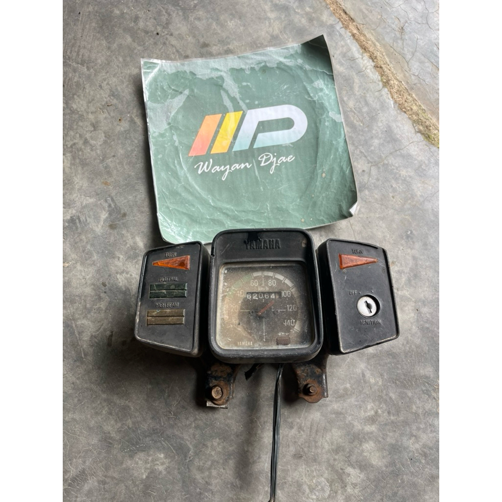 spidometer assy yamaha l2 super yamaha yt115 original second