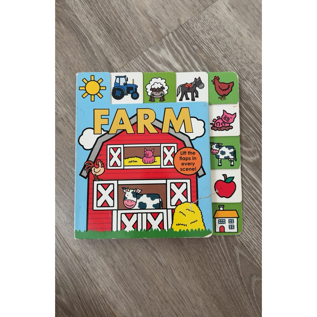 Preloved Priddy Farm Hardcover Book Lift The Flap
