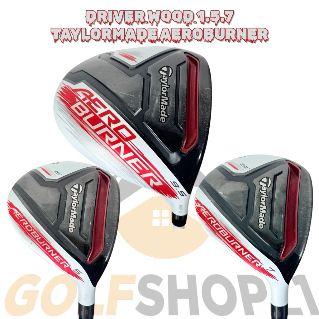 Stick Golf Driver & Fairway Wood Taylormade Aeroburner Second Original