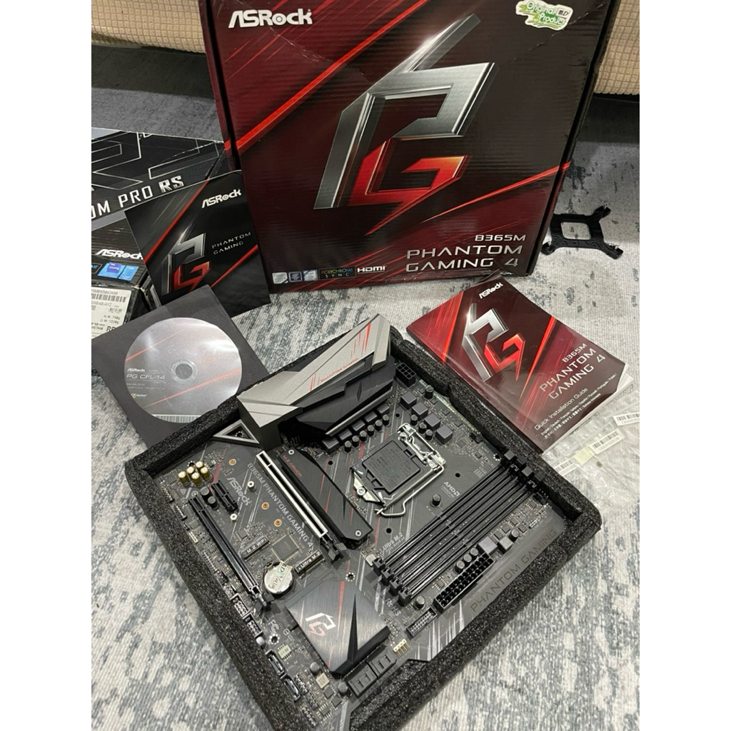 Asrock B365M Phantom Gaming 4 + I5 9400F Fullset