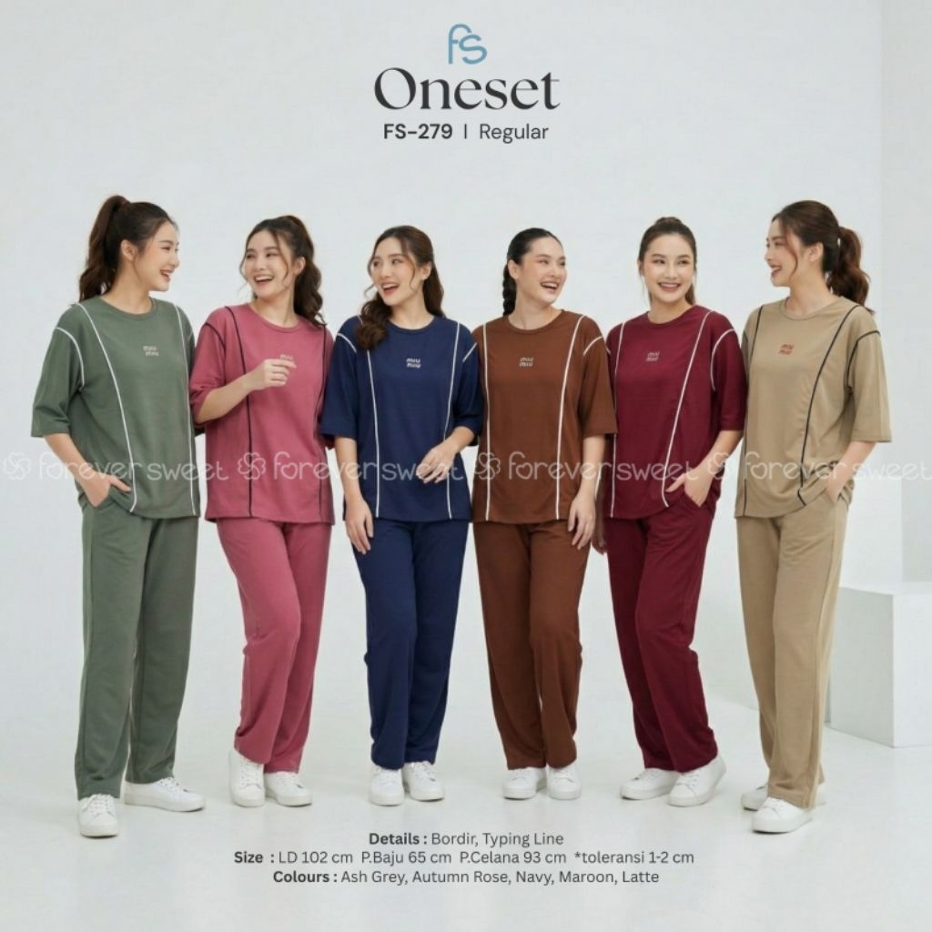 Forever Sweet Piyama Celana Panjang Ukuran Standar Mama Size Piyama CP Lengan Pendek Ukuran Bodyfit 