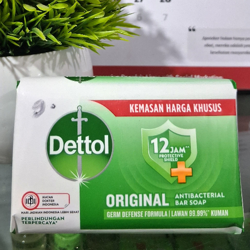 SABUN BATANG DETTOL ORIGINAL 100Gram