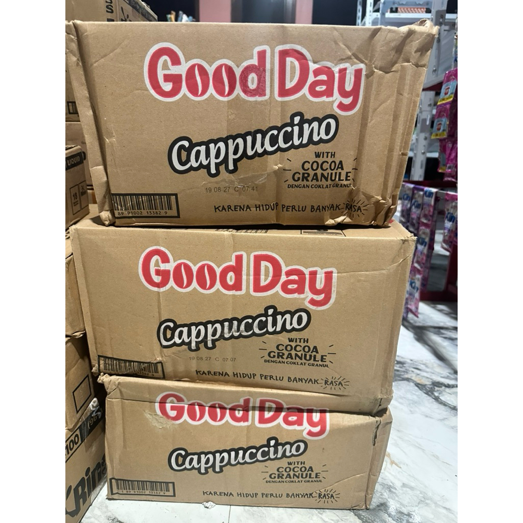 Good day cappucino 1 dus 12 renceng kopi cappucino