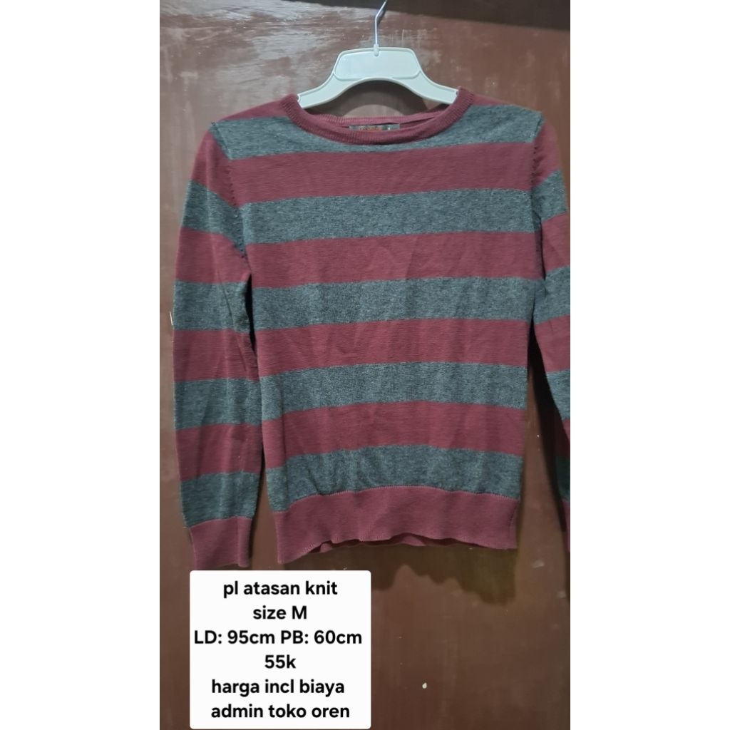 Preloved atasan knit hammer size M