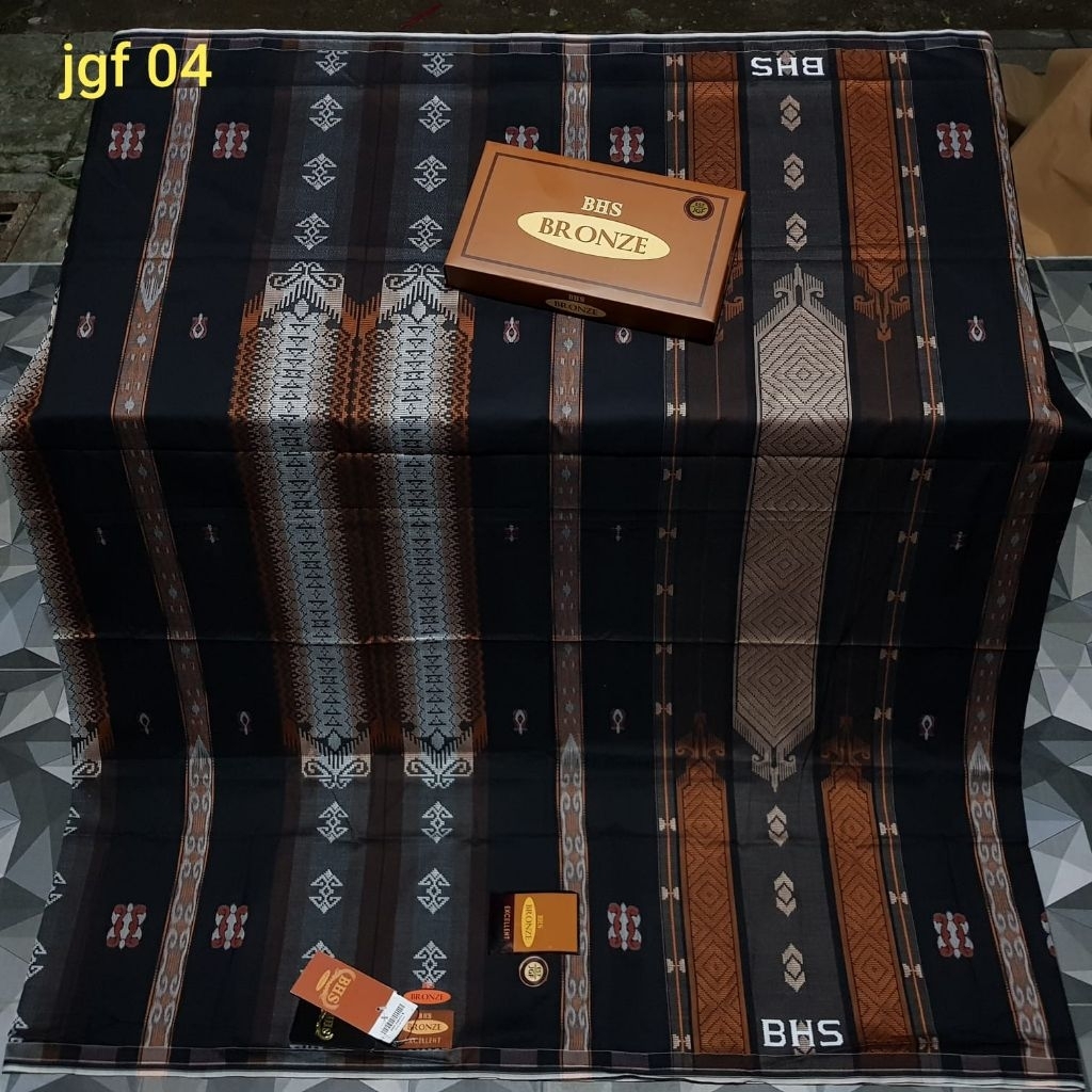Sarung BHS Excellent JACQUARD Motif JGF JSK JSA JTB Mix Bronze